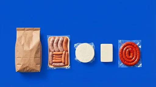Carbón, salchichas para asar, queso panela, queso para fundir y chistorra en La Colmena, Colima